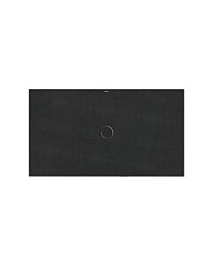 surface BetteFloor Bette match0 5966-790PLUS, T1 160x90cm, glaçure, support de baignoire Mini , Midnight