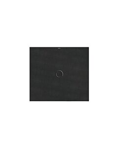 Bette BetteFloor Duschfläche 8735-790PLUS 110x100cm, Glasur, Midnight