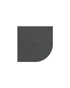 Bette BetteFloor Corner zone de douche 5451-400AE antidérapant / Pro , corbeau, 100x100cm