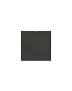 Bette BetteAir Duschfliese 7350-401PLUS 900 x 900 mm, anthracite, Rechteck, glasierter Titan-Stahl