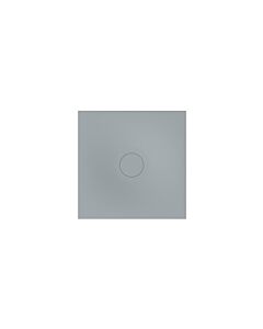 Bette BetteAir shower tile 7350-412T2 900 x 900mm, quartz, rectangle, glazed titanium steel, with minimum backing