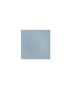 Bette BetteAir shower tile 7350-418PLUS, T2 900 x 900 mm, blue satin, rectangle, glazed titanium steel, with minimum carrier