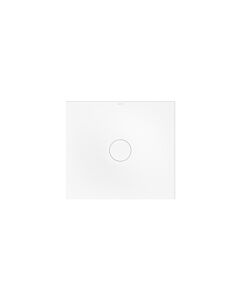 Bette BetteAir shower tile 7351-004AE, T2 1000 x 900 mm, edelweiß, rectangle, glazed titanium steel, with minimum carrier