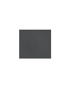 Bette BetteAir shower tile 7351-400T2 1000 x 900 mm, raven, rectangle, glazed titanium steel, with minimum carrier