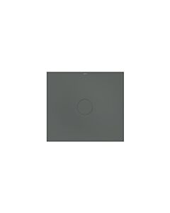 Bette BetteAir shower tile 7351-403T2 1000 x 900 mm, smoke, rectangle, glazed titanium steel, with minimum carrier