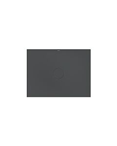 Bette BetteAir Duschfliese 7354-400AE 1200 x 900 mm, raven, Rechteck, glasierter Titan-Stahl
