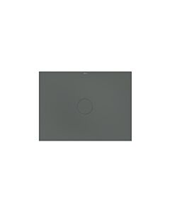 Bette BetteAir shower tile 7354-403T2 1200 x 900 mm, smoke, rectangle, glazed titanium steel, with minimum carrier