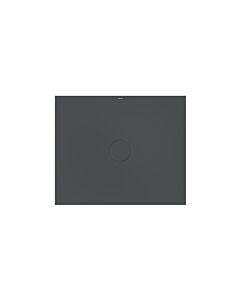 Bette BetteAir shower tile 7355-400AE, T2 1200 x 1000 mm, raven, rectangle, glazed titanium steel, with minimum carrier