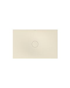 Bette BetteAir Duschfliese 7356-001AE,T2 1400 x 900 mm, pergamon, Rechteck, glasierter Titan-Stahl, mit Minimum-Täger