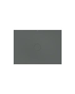 Bette BetteAir Duschfliese 7357-403AE,T2 1400 x 1000 mm, smoke, Rechteck, glasierter Titan-Stahl, mit Minimum-Täger