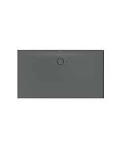 Bette BetteFloor Side zone de douche 3390-403PLUS 160x90cm, glaçure, fumée
