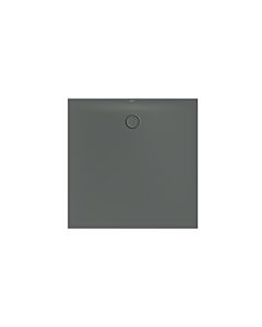Bette BetteFloor Side zone de douche 3391-403PLUS 120x120cm, glaçure, fumée