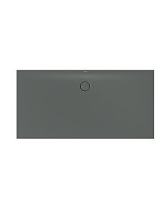 Bette BetteFloor Side zone de douche 3377-403PLUS 180x90cm, glaçure, fumée