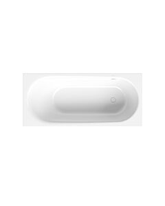 Bette BetteComodo Badewanne 1641-015 180x80x45cm, Überlauf hinten, Fußende rechts, capri