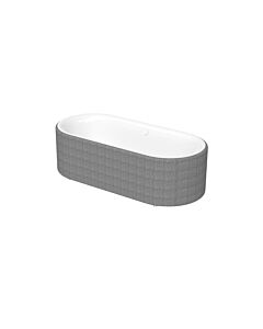 Bette BetteLux Oval Couture Badewanne 3466-440TX 180x80x45cm, snow