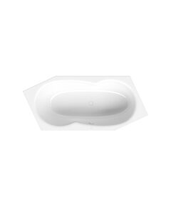 Bette BetteMetric 6-corner bath 6840-038 206x90x45cm, foot end right, overflow in front, natura