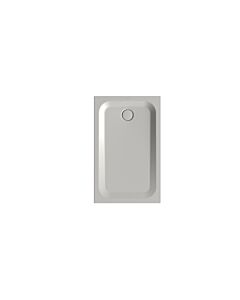 Bette BetteUltra shower tray 1670-410T 120x75x3.5cm, tray support, silver