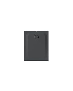 Bette BetteUltra shower tray 5490-400T 100x80x2.5cm, tray support, raven