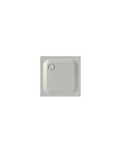 Bette BetteUltra shower tray 5830-410AE 80x80x2.5cm, anti-slip / Pro , silver
