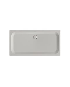 Bette BetteUltra Duschwanne 5955-410AE 160x80x3,5cm, Antirutsch/Pro, silver