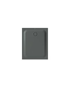 Bette BetteUltra Duschwanne 8630-403T 110x90x3,5cm, Wannenträger, smoke