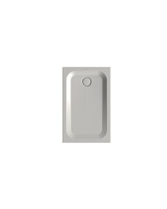 Bette BetteUltra Duschwanne 8725-410AE 110x70x3,5cm, Antirutsch/Pro, silver