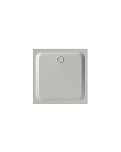 Bette BetteUltra shower tray 8743-410AE 110x110x3.5cm, anti-slip / Pro , silver