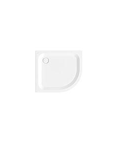 Bette BetteCorner shower tray 8119-412 75x90x3.5cm, unequal legs, quartz