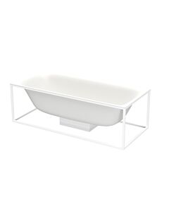 Bette BetteLux Bette Shape ilôt 3452-440PLUS 180x80x45cm, neige, glacis groupe de couleurs 2