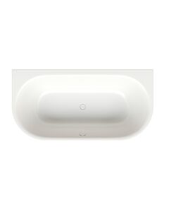 Bette BetteLux Oval silhouette baignoire 3417-440CWVVS neige, 190x95x45cm, à poser