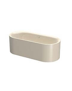 Bette BetteLux Oval Silhouette bath 3466-001CFXXS pergamon, 180x80x45cm, free-standing