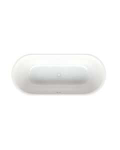 Bette BetteLux Oval Silhouette bath 3466-000CFXXS white, 180x80x45cm, free-standing