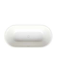 Bette BetteLux Oval Silhouette Badewanne 3467-440CFXXS snow, 190x90x45cm, freistehend