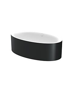 Bette BetteEve Badewanne 6043-350CFXXS 180x100x45cm, schwarz glänzend