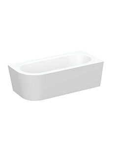 Bette BetteStarlet V Silhouette Badewanne 6690-004CELVK edelweiß, 175x80x42cm, mit Schürze