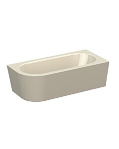 Bette BetteStarlet V Silhouette Badewanne 6700-001CELVK pergamon, 185x85x42cm, mit Schürze