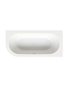Bette BetteStarlet V Silhouette bathtub 6700-287CELVK star white, 185x85x42cm, with panel