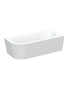 Bette BetteStarlet V Silhouette bathtub 6700-004CELVK edelweiß, 185x85x42cm, with panel