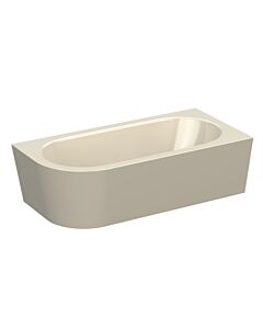 Bette BetteStarlet V Silhouette Badewanne 6720-001CELVK pergamon, 195x95x42cm, mit Schürze