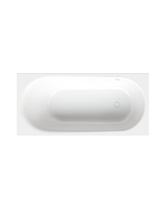 Bette BetteComodo baignoire 1642-000PLUS 170x75x45cm, trop-plein avant, pied droit, glaçure, blanc