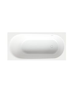 Bette BetteComodo bathtub 1642-004 170x75x45cm, overflow in front, foot end on the right, noble white
