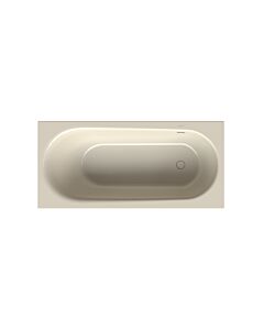 Bette BetteComodo bathtub 1643-001PLUS 170x80x45cm, overflow at the back, foot end on the right, glaze, pergamon