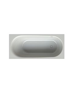 Bette BetteComodo Badewanne 1641-002PLUS 180x80x45cm, Überlauf hinten, Fußende rechts, Glasur, manhattan