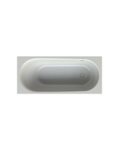 Bette BetteComodo Badewanne 1640-002PLUS 170x75x45cm, Überlauf hinten, Fußende rechts, Glasur, manhattan