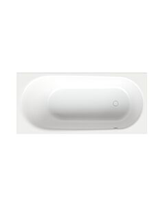 Bette BetteComodo bathtub 1622-004PLUS 170x75x45cm, overflow front, foot end right, glaze, noble white