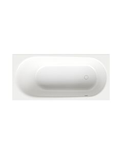 Bette BetteComodo bathtub 1622-440 170x75x45cm, overflow in front, foot end right, snow