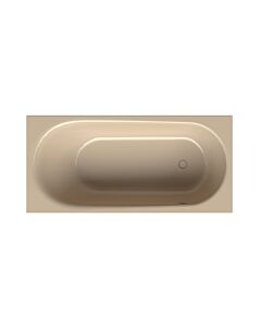 Bette BetteComodo baignoire 1622-003PLUS 170x75x45cm, trop-plein à l&#39;avant, pied à droite, vernis, beige bahama
