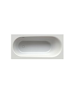 Bette BetteComodo bathtub 1623-004PLUS 170x80x45cm, overflow in front, foot end on the right, glaze, noble white