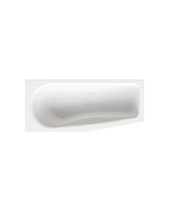 Badewanne BetteLuna 2760000 170 x 75 cm, weiss, Schräges Fussende rechts