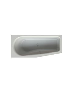 Bette BetteLuna bathtub 2760-002 manhattan, 170x75x45cm, sloping foot end on the right